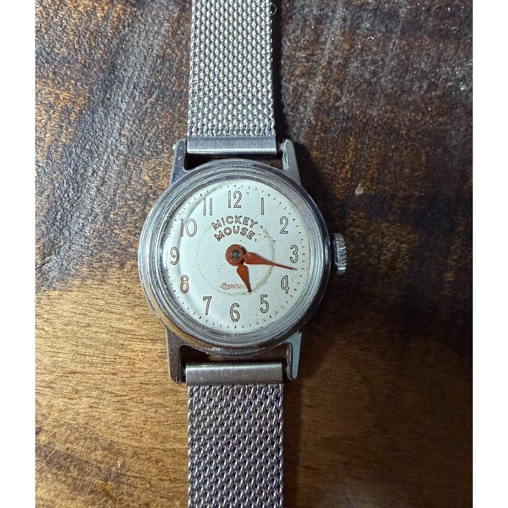 Vintage Pre-1968 Mickey Mouse Watch by US Time Co. Classic Collectible